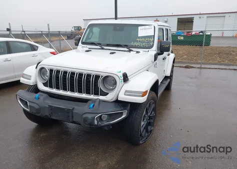 2024 Jeep Wrangler 4Xe Sahara 4Xe from USA, damaged, VIN 1C4RJXP62RW203697